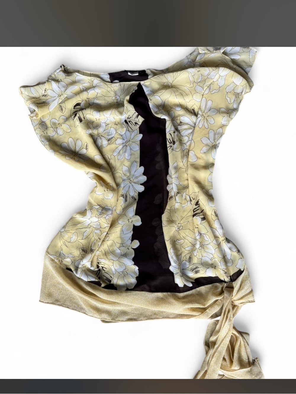 Yellow Floral Blouse